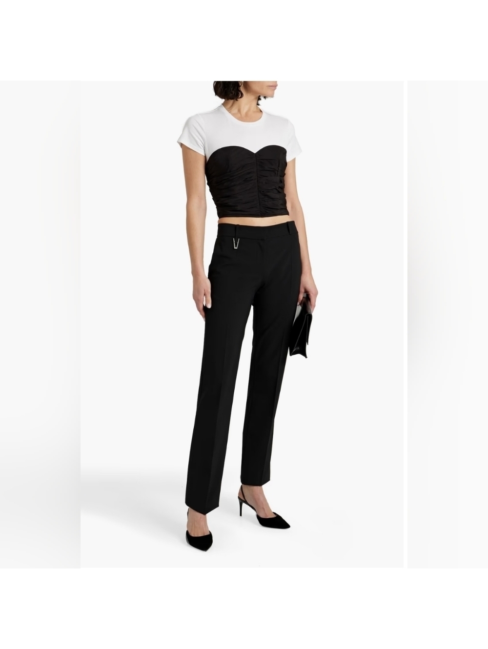 ATM Silk Bustier T-shirt